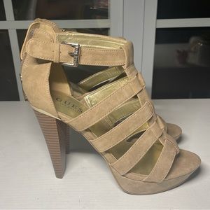 Guess Shoes Heels Sling Back Sexy Lifted Slingback Woman’s Size 7 (4 inches)